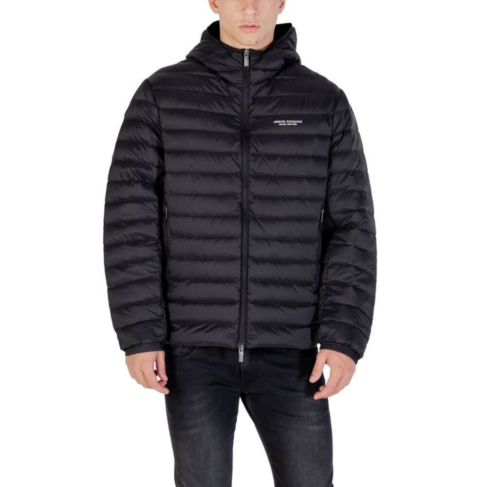 Armani Exchange Black Polyamide Shell Men's Jacket
